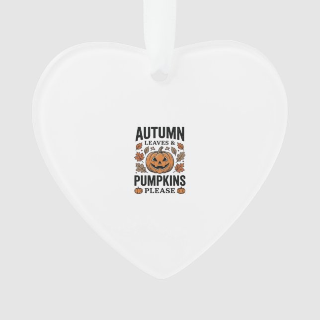 Feuilles de citrouille d'automne Citrouilles s'il  (devant)