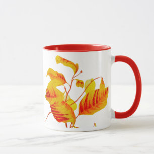 Feuilles de Dogwood sur Combo Mug