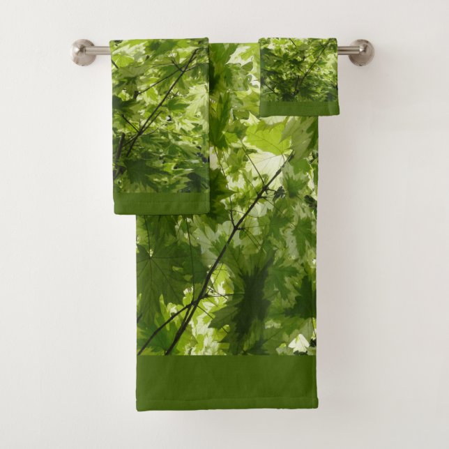 Feuilles de Érable Panachées pour la Veille de la  (En situation)