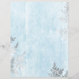 Feuilles de Faux-Foil Bleu et Argenté