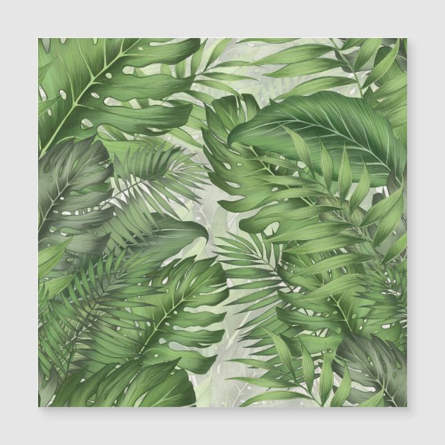 Feuilles de jungle tropicale : arrière - plans flo (Devant)