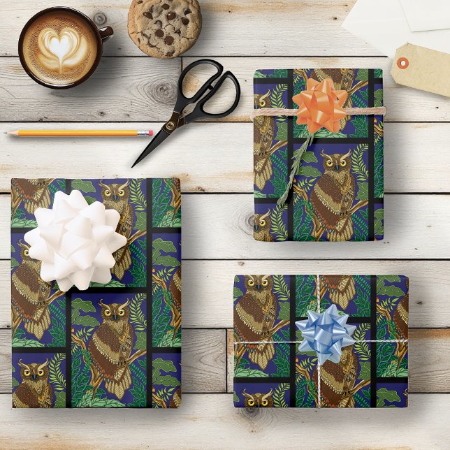 Feuilles de la forêt de Owl Green (Créateur téléchargé)