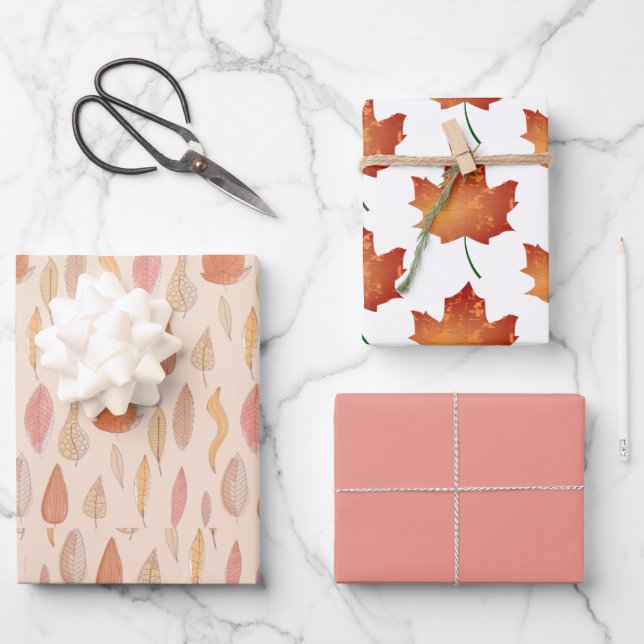 Feuilles de l'érable d'automne (Recto)