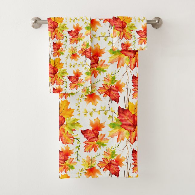 Feuilles de l'érable d'automne (En situation)