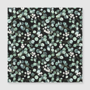 Feuilles de l'Eucalyptus : Motif de fleurs blanche