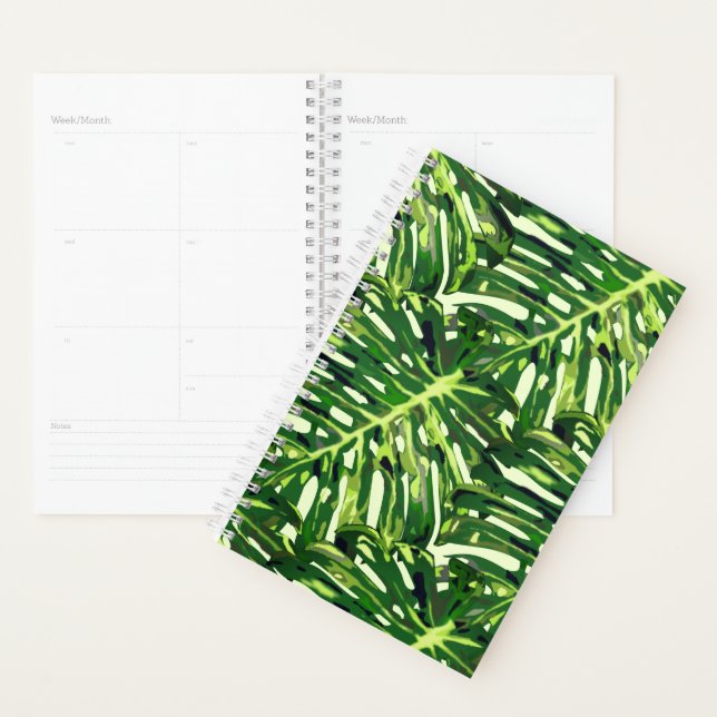 Feuilles de Monstera Tropical (Devant avec enveloppe)