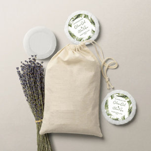 Feuilles de motifs floraux de Étiquette de savon p