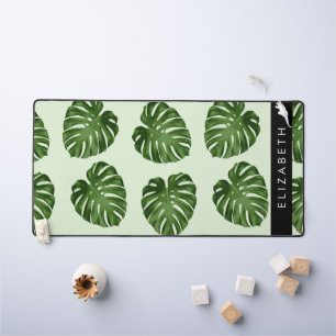 Feuilles de palme, Motif tropical, Votre nom