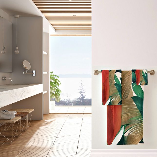 Feuilles de palmier aux tons feutrés (Créateur téléchargé)