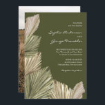 Feuilles de palmier de Bohême Faire-part de mariag<br><div class="desc">Cette belle faire-part de mariage est la meilleure façon d'invitation tous vos amis et votre famille à votre célébration mariage! Modifiez facilement toutes les informations pour créer un faire-part de mariage unique. Ajoutez une photo à l'arrière ! Voir la collection entière pour plus d'articles correspondants !</div>