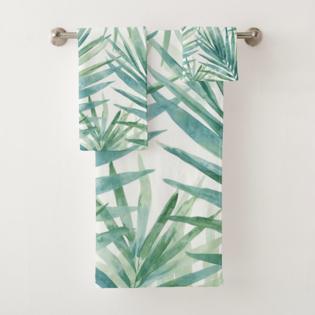 Feuilles de palmier sarcelle (En situation)