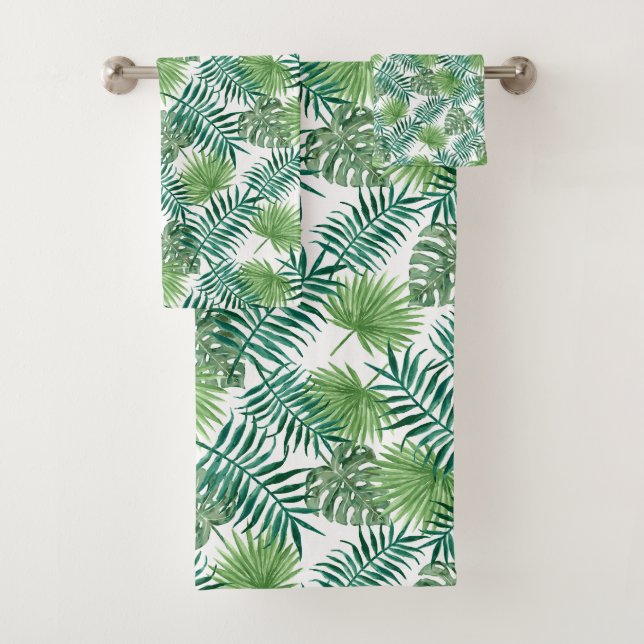 Feuilles de palmier vertes modernes (En situation)
