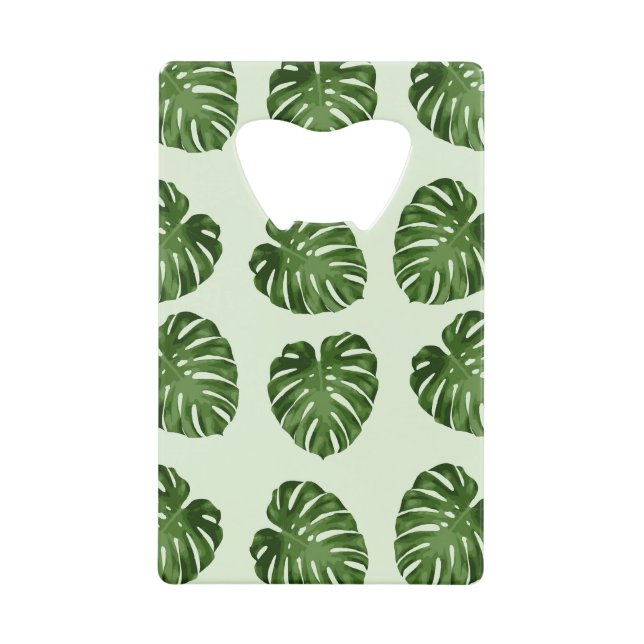Feuilles de palmiers, Feuilles verts, Motif tropic (Devant)