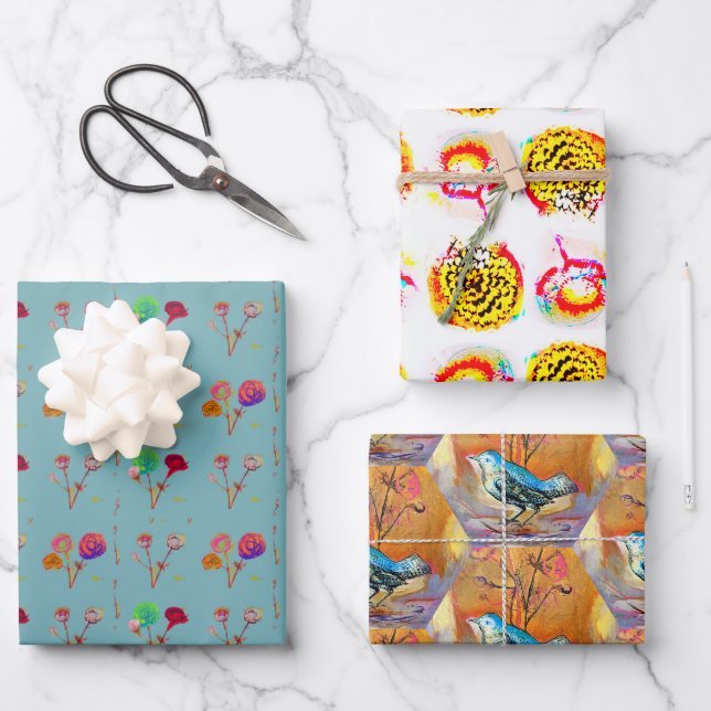 Feuilles de papier à envelopper de 19 po x 29 po,  (Recto)