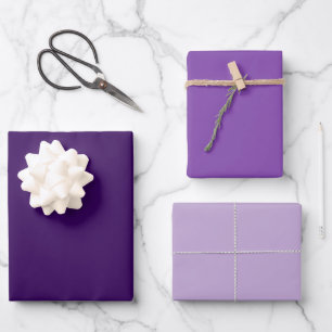 Feuilles de papier à envelopper violet clair