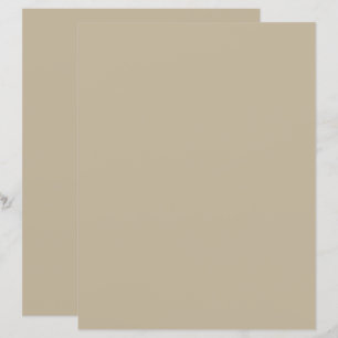 Feuilles de Papier Beige Élégant Papeterie Cré