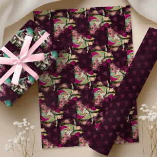 Feuilles de papier cadeau Alice au pays des mervei