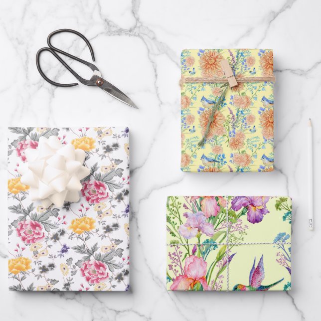 Feuilles de papier cadeau Mello Yellow (Recto)