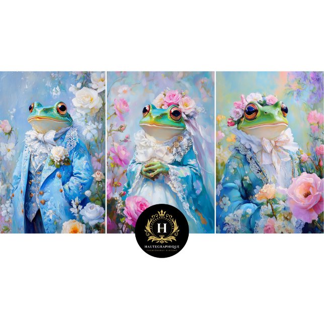 Feuilles de papier cadeau Prince Grenouille Fantai (Créateur téléchargé)