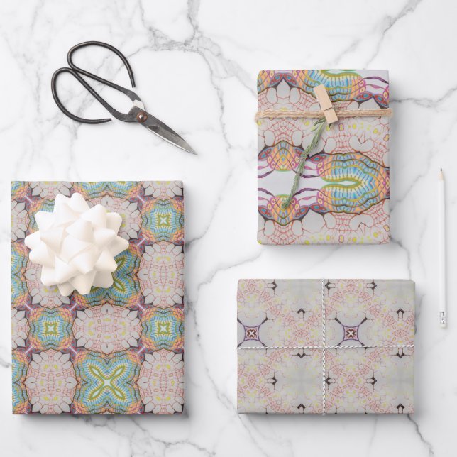 Feuilles de papier capillaires d'enveloppement de  (Recto)