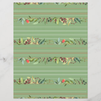 Feuilles de papier classique, Fleurs et Feuilles d