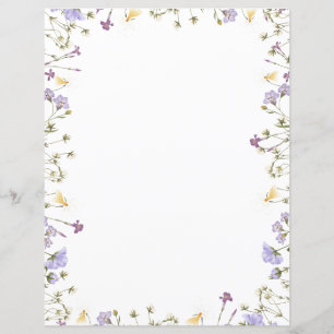 Feuilles de papier de fleurs de printemps