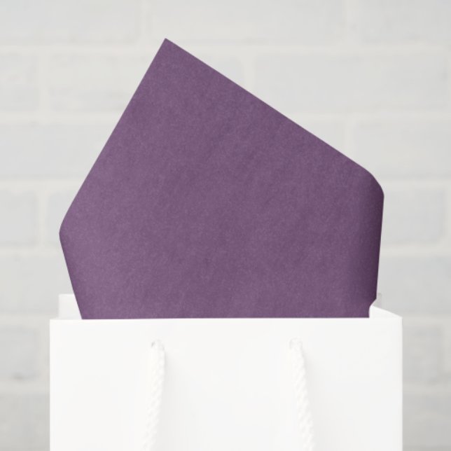 Feuilles de papier de soie Chroma Textura - Prune (Sac cadeau)