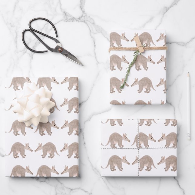 Feuilles de papier d'emballage Aardvark (Recto)