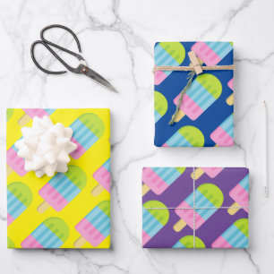 Feuilles de papier d'emballage coloré à la crème g