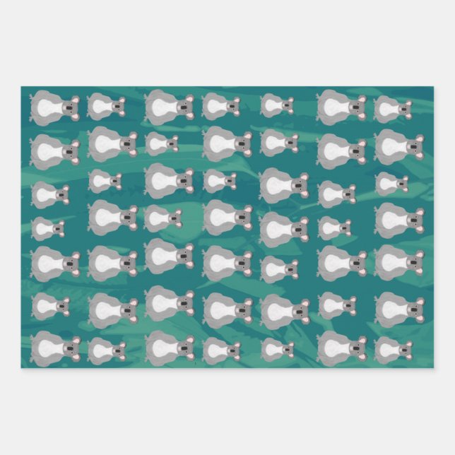 Feuilles de papier d'emballage de koalas (Devant)