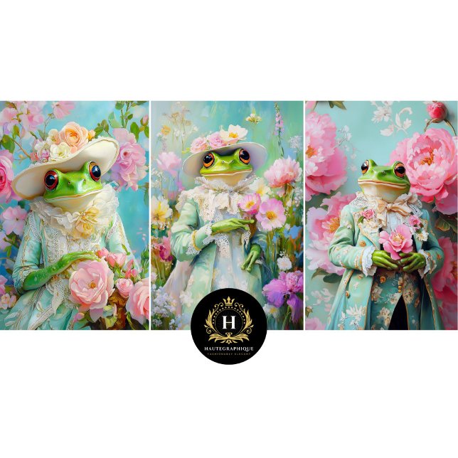 Feuilles de papier d'emballage Prince Grenouille F (Créateur téléchargé)