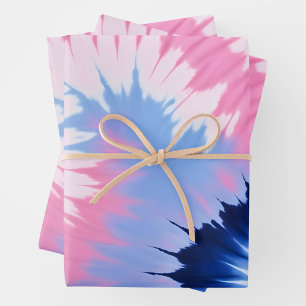 Feuilles de papier d'enrobage coloré