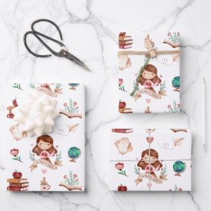 Feuilles de papier d'enrobage de l'enseignant