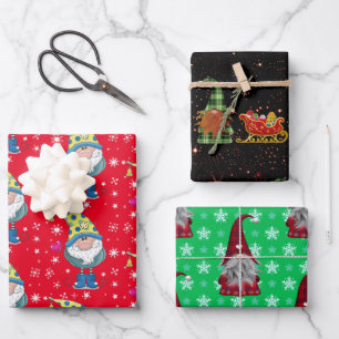 Feuilles de papier d'enrobage Gnome