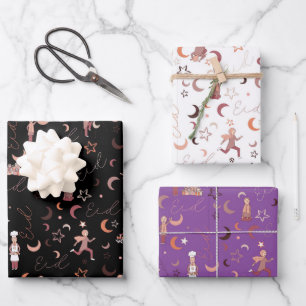 Feuilles de papier d'enveloppement de cadeaux Aïd