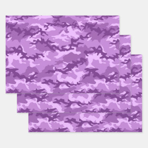 Feuilles de papier d'enveloppement de camouflage v