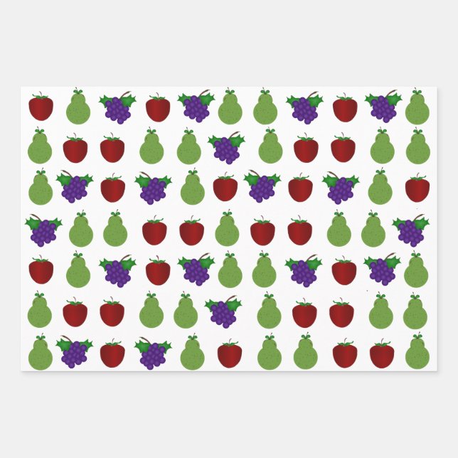 Feuilles de papier d'enveloppement de fruits (Devant)