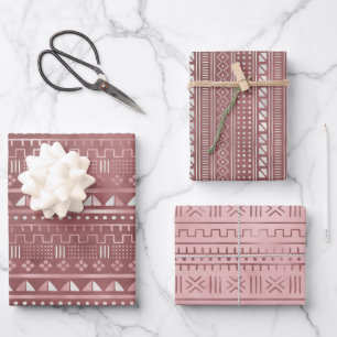 Feuilles de papier d'enveloppement de géo métalliq