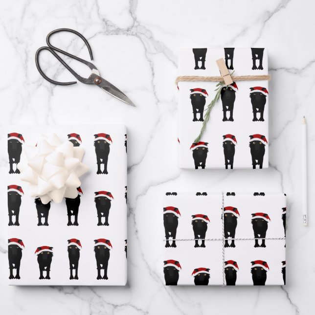 Feuilles de papier d'enveloppement de loup de vaca (Recto)