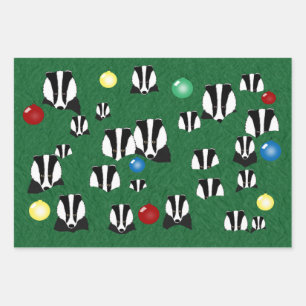 Feuilles de papier d'enveloppement des fêtes des b