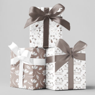 Feuilles de papier d'enveloppement Mariage personn