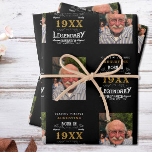 Feuilles de papier d'enveloppement personnalisées