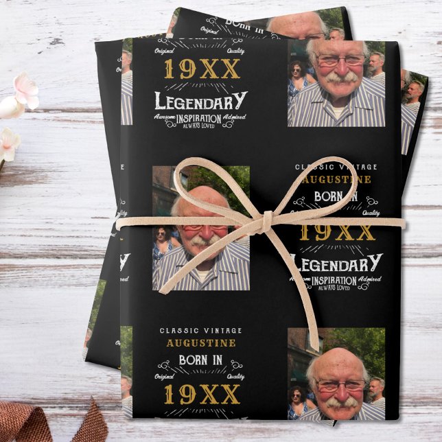 Feuilles de papier d'enveloppement personnalisées  (Créateur téléchargé)