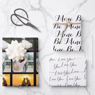 Feuilles de papier d'enveloppement photo personnal