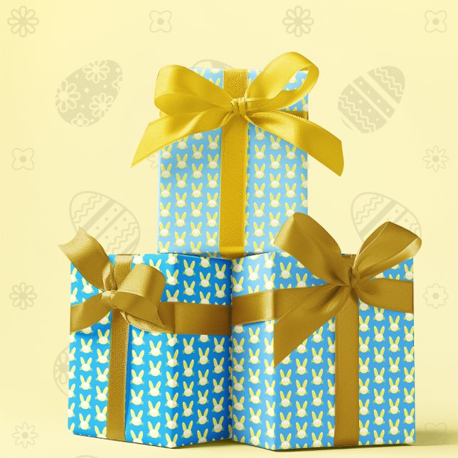 Feuilles de papier enveloppant lapin de Pâques (Créateur téléchargé)