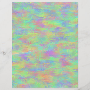 Feuilles de papier plat Motif multicolore Abstrait