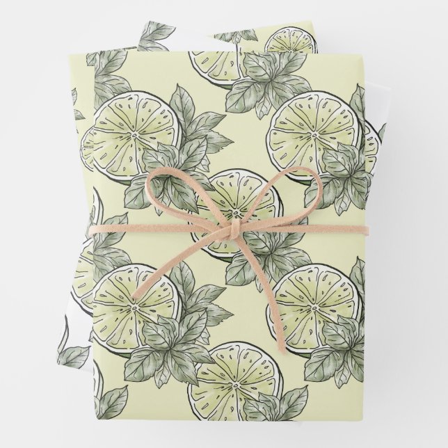 Feuilles de papier pour feuilles de jardin d'agrum (En situation)