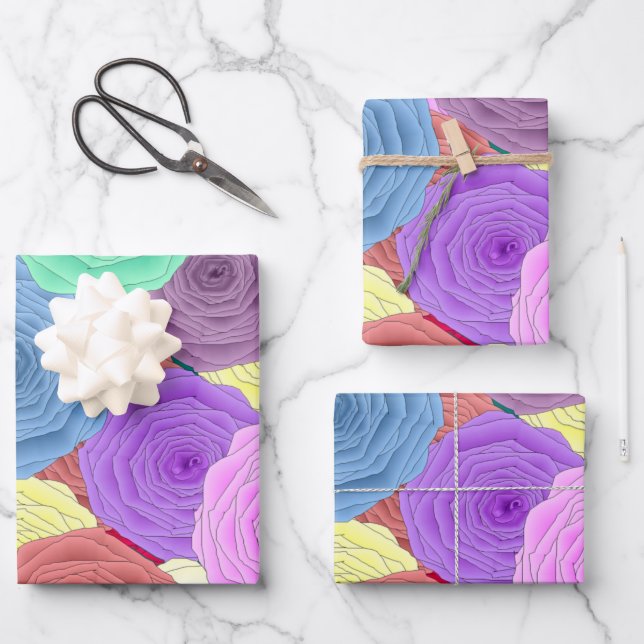 Feuilles de papier roses (Recto)