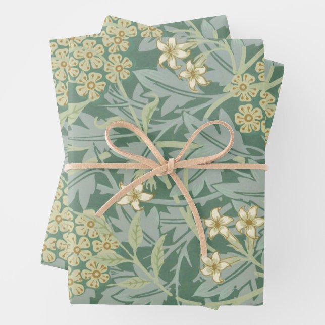 Feuilles de papier William Morris 19e siècle (En situation)