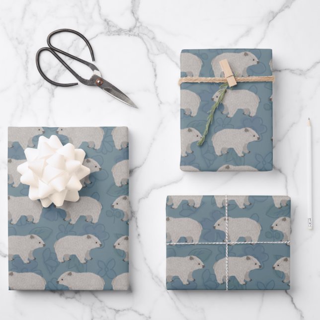 Feuilles de papier Wombat Wrapping (Recto)